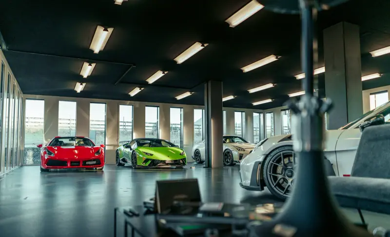 Performance-Cars showroom in Widnau