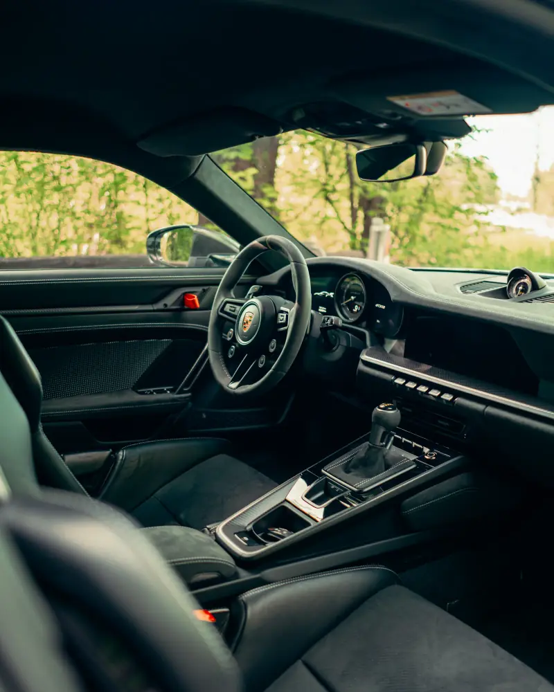 Cockpit della Porsche 911